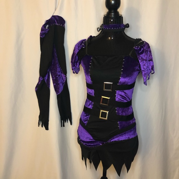 Frankies Girl adult Halloween Costume - Picture 2 of 8